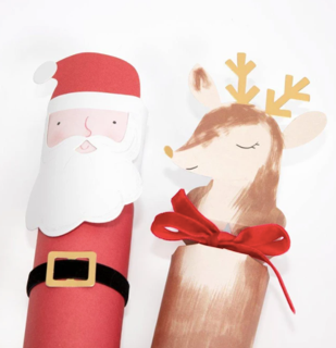 meri meri christmas character crackers