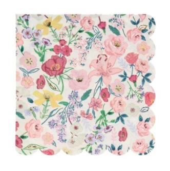 meri meri english garden napkins, small