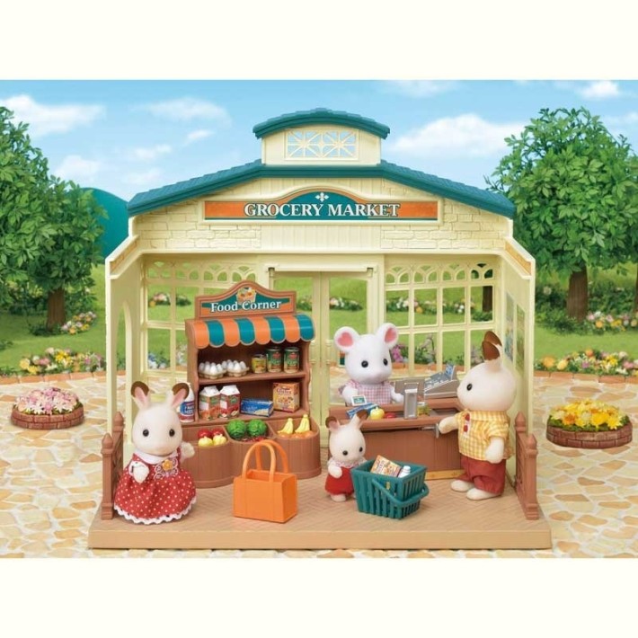 sylvanian families grocery market
