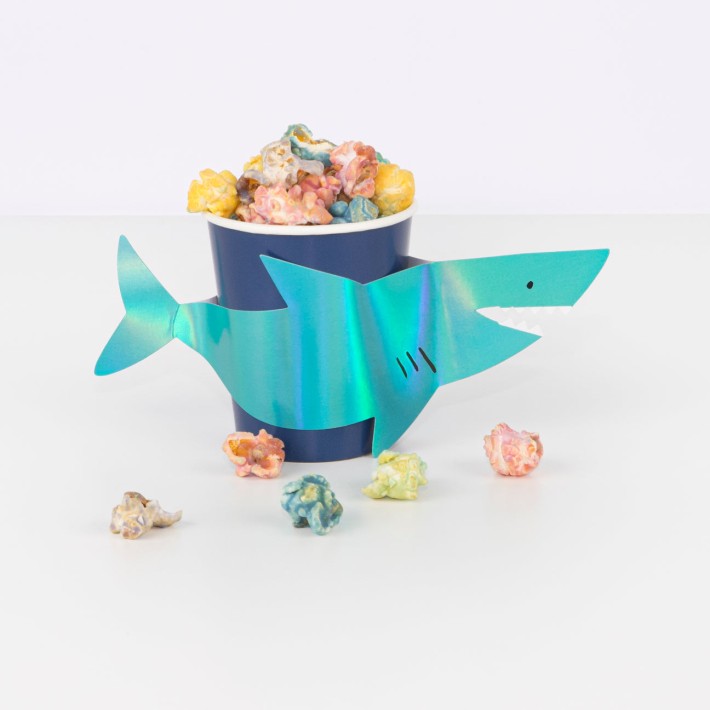 meri meri shark cups