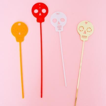 meri meri cake toppers skull