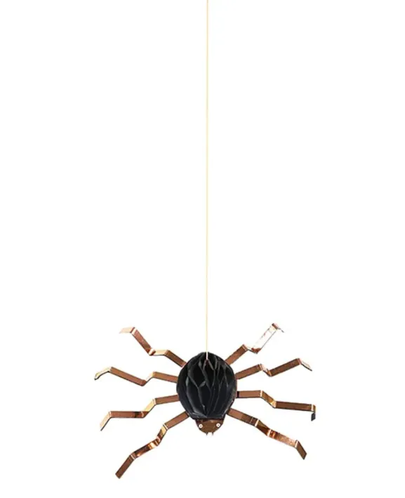 meri meri honeycomb spider decorations (6 st)