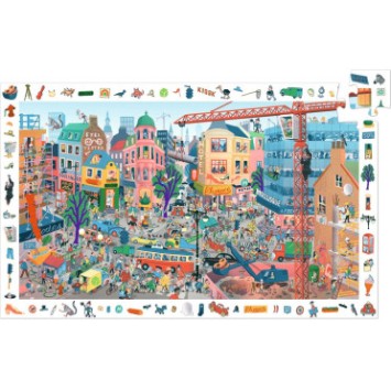djeco puzzel - de stad (200 st)