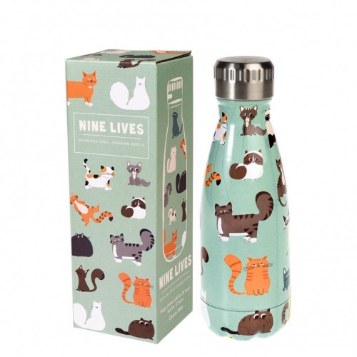 drinkfles roestvrij staal - nine lives