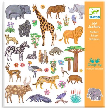 djeco stickers - kenia | Kinderfeestwinkel | Speelgoedwinkel | Feestwinkel | Kinderwinkel | Amsterdam
