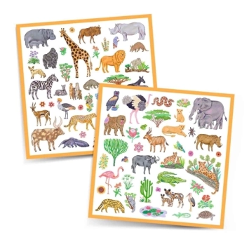 djeco stickers - kenia