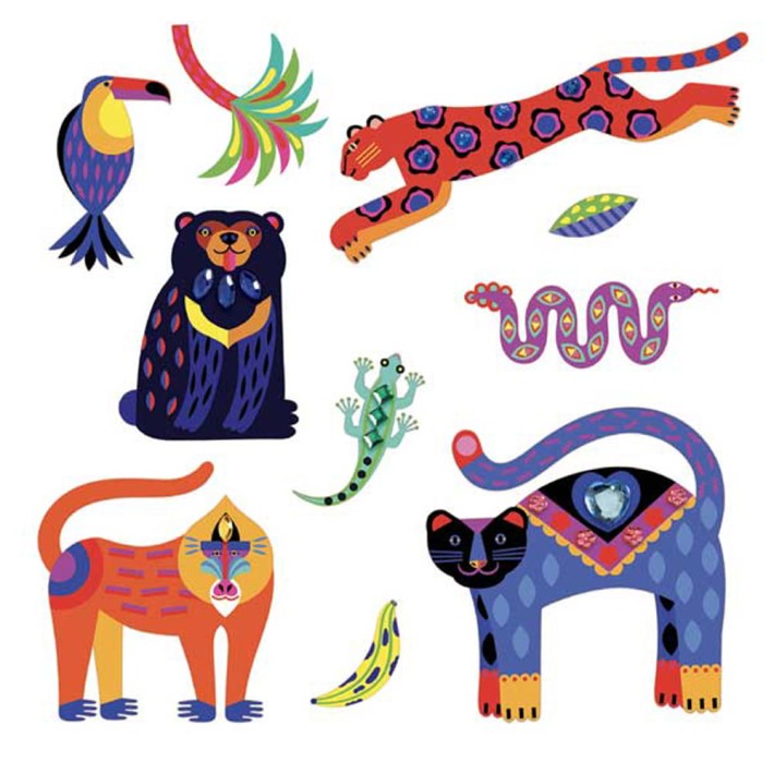 djeco stickers - exotico