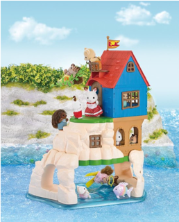 sylvanian families secret island playhouse