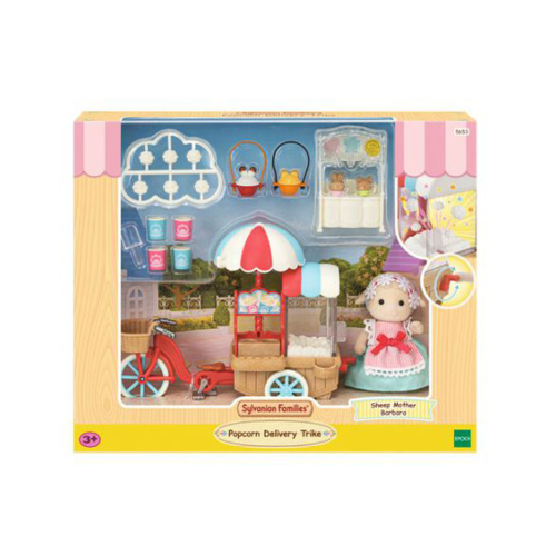 sylvanian families popcorn delivery trike