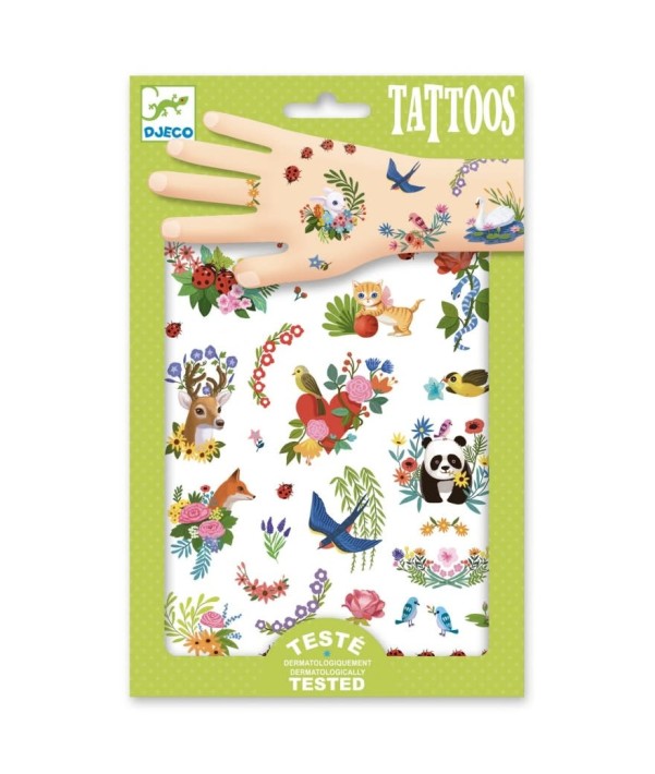 djeco tattoos - lente | Kinderfeestwinkel | Speelgoedwinkel | Feestwinkel | Kinderwinkel | Amsterdam