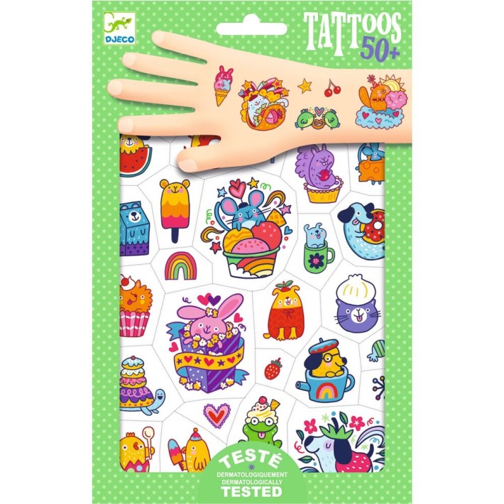 djeco tattoos - mimi sweet | Kinderfeestwinkel | Speelgoedwinkel | Feestwinkel | Kinderwinkel | Amsterdam