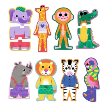 djeco trio puzzle - savana