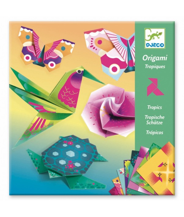 djeco origami - tropisch | Kinderfeestwinkel | Speelgoedwinkel | Feestwinkel | Kinderwinkel | Amsterdam