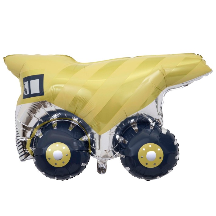 meri meri dumper truck foil balloon