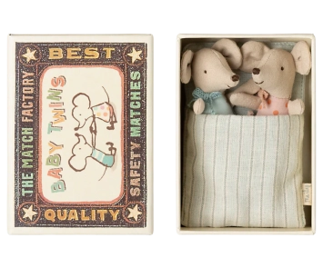 maileg twins, baby mice in matchbox | Kinderfeestwinkel | Speelgoedwinkel | Feestwinkel | Kinderwinkel | Amsterdam
