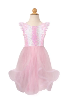 pink sequins twirl dress (5-6 jr) | Kinderfeestwinkel | Speelgoedwinkel | Feestwinkel | Kinderwinkel | Amsterdam