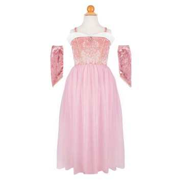 velvety soft sleeping sweetheart princess gown (5-6 jr) | Kinderfeestwinkel | Speelgoedwinkel | Feestwinkel | Kinderwinkel |