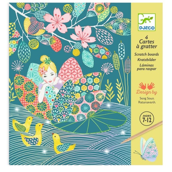 djeco kraskaarten - vijver | Kinderfeestwinkel | Speelgoedwinkel | Feestwinkel | Kinderwinkel | Amsterdam