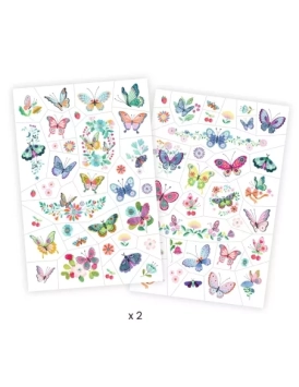 djeco tattoos - butterflies