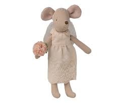 maileg wedding dress, mum mouse | Kinderfeestwinkel | Speelgoedwinkel | Feestwinkel | Kinderwinkel | Amsterdam