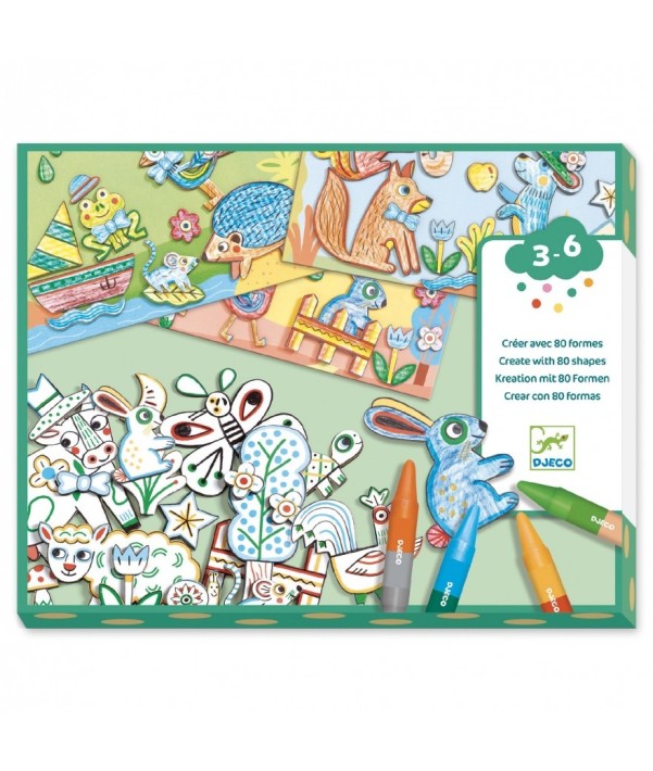 djeco a world to create - dieren | Kinderfeestwinkel | Speelgoedwinkel | Feestwinkel | Kinderwinkel | Amsterdam