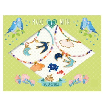 djeco armbandjes maken - you & me, sky | Kinderfeestwinkel | Speelgoedwinkel | Feestwinkel | Kinderwinkel | Amsterdam