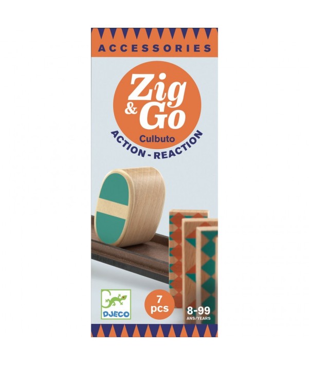 djeco zig & go kettingreactiespel - culbuto (8-99 jr)